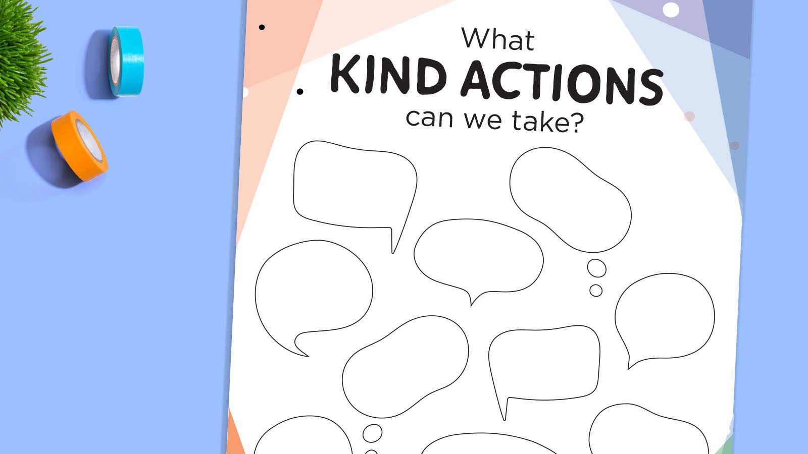  42 actividades sobre la bondad para alumnos de primaria