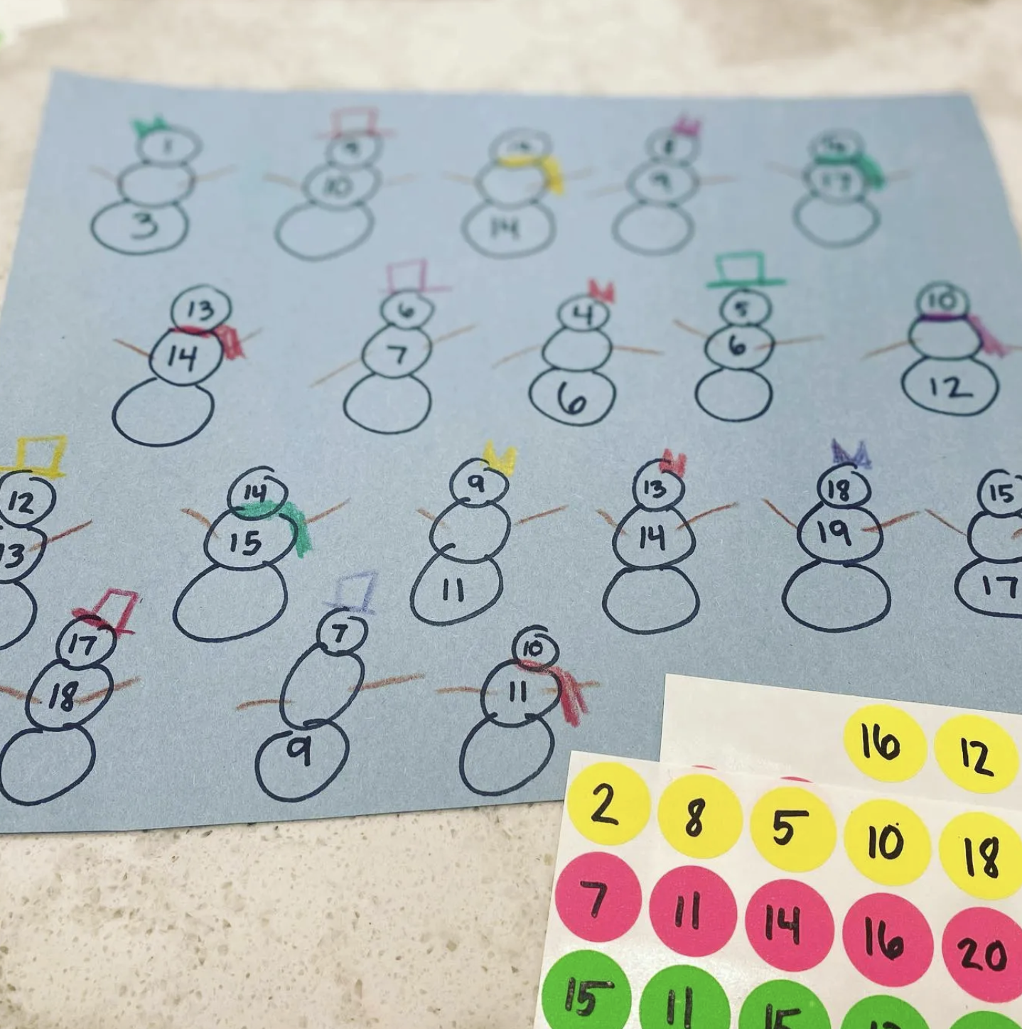  20 increíbles actividades matemáticas de invierno para niños