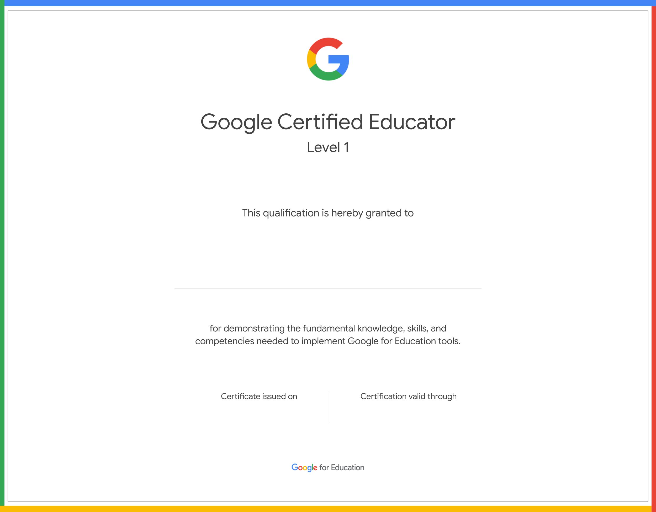  ¿Cómo convertirse en educador certificado de Google?