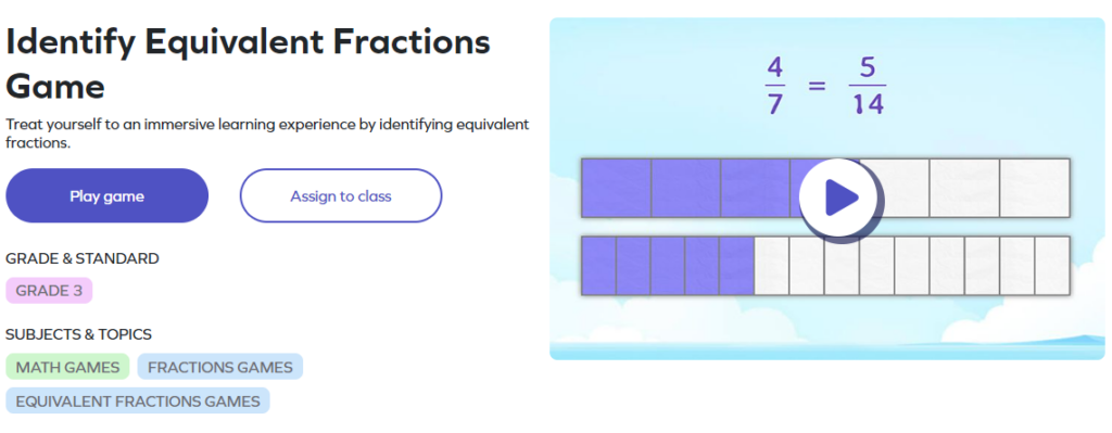  21 activités pour enseigner les fractions équivalentes