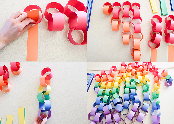  22 actividades creativas con cadenas de papel para niños